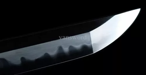 T10 Steel Clay Tempered Handmade Real Japanese Katana Samurai Battle Real Hamon.