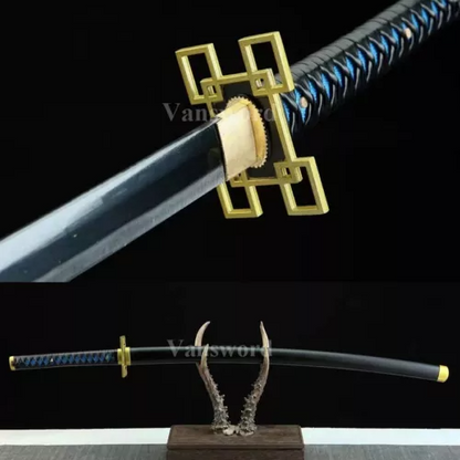 Japanese Anime Sword Handmade 9260 Spring Steel Full Tang Battle Ready Sharp