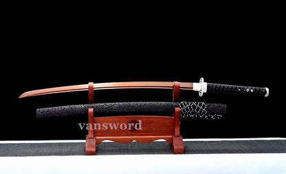 Real Japanese Katana High 1095 Carbon Steel Samurai Battle Ready Sword Sharp.