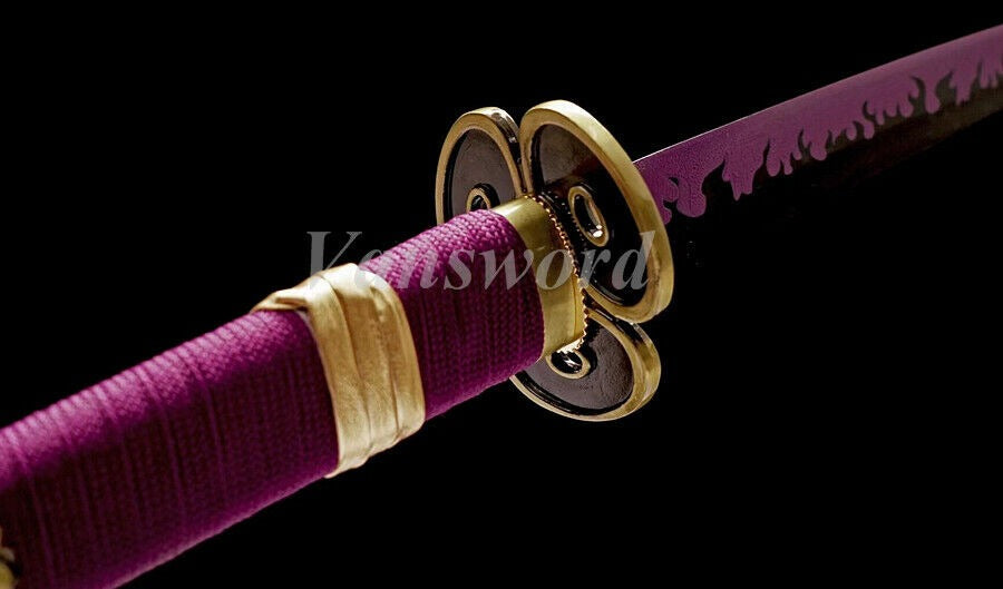 Handmade Japanese Samurai Sword Sandai Sword Anime Roronoa Zoro One Piece Sharp.