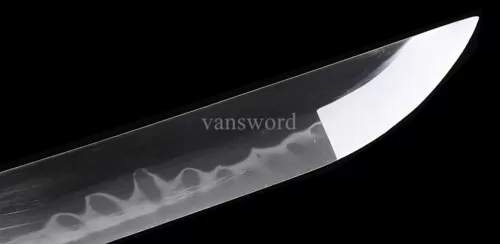 T10 Steel Clay Tempered Real Japanese Katana Samurai Battle Real Hamon Blade HOT