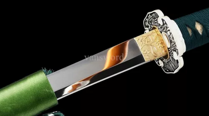 High 1095 Carbon Steel Japanese Samurai Sword Katana Blade Full Tang Sharp.