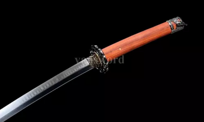 T10 Steel Choji Hamon Katana Clay Tempered Japanese Tachi Samurai Sword Sharp.