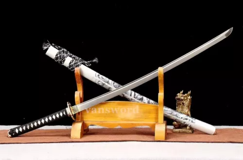 High Quality Saya Folded Steel Japanese Samurai Original Sword Katana Sharp