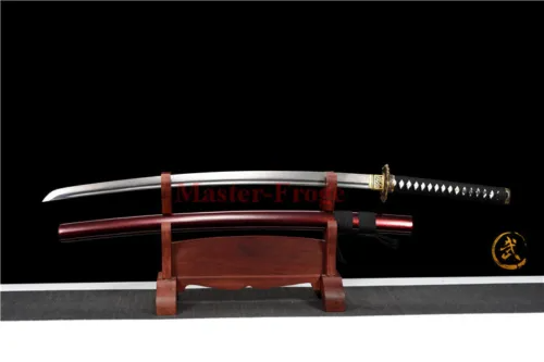 Damascus Folded Steel Japanese Katana Sword Battle Ready Full Tang Sharp Blade