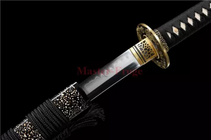 T10 Steel Clay Tempered Samurai Katana Hand-polishing Japanese Sword Real Sharp