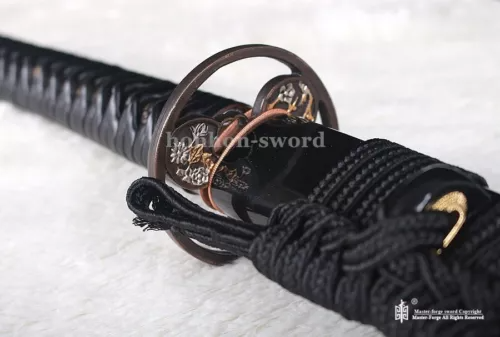 Japanese Samurai Katana Sword Clay Tempered T10 Steel Real CHOJI Hamon Sharp