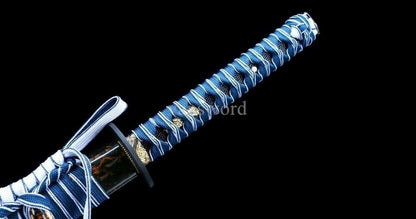 Folded Steel Hand Forge Japanese Katana Samurai Sword Hammering Pattern NEW.