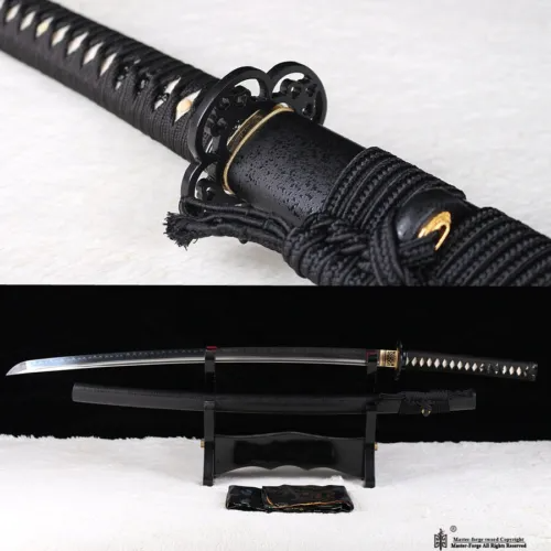 Sharp Cutting Japanese Katana Sword Clay Tempered T10 Steel Battle Ready Blade