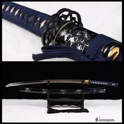 1095 High Carbon Steel Japanese Katana Samurai Battle Ready Sword Real Sharp