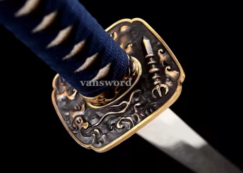 T10 Steel Clay Tempered Battle Ready Japanese Samurai Katana Sword Handmade