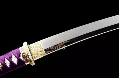 9260 High Quality Carbon Steel Japanese Tanto Mini Knife Samurai Sword Sharp.