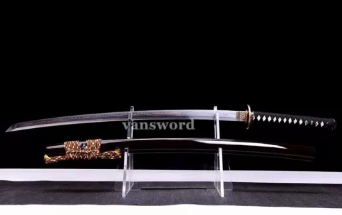 1095 Carbon Steel Japanese Katana Samurai Battle Ready Full Tang Sword Sharp.