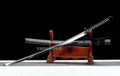 1095 High Carbon Steel Japanese Polished Blade Katana Samurai Sword Real Sharp.