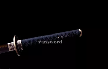 Japanese 1060 Carbon Steel Handmade Katana Samurai Sword Sharp.