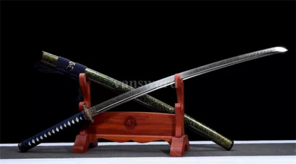 Sharp Katana Sword Handmade T10 steel Clay Tempered Real Choji Hamon Japanese