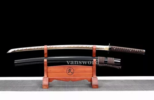 1095 High Carbon Steel Real Japanese Katana Samurai Sword Sharp Battle Ready