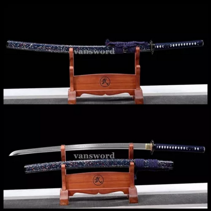 T10 Steel Clay Tempered Real Katana Samurai Battle Ready Sword Blade Japanese.