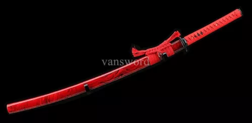 Japanese Katana 1095 High Carbon Steel Samurai Sword Full Tang Handmade Sharp.