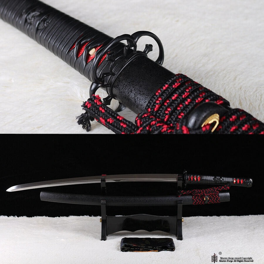 Kogarasu-Maru Double Edge Katana Japanese Sword Samurai 9260 Spring Steel Sharp