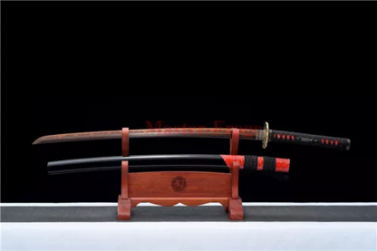 Japanese Samurai Katana Sword Hand Forged Folded Steel Full Tang Sharp