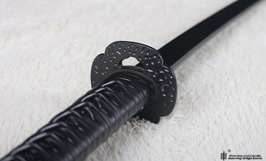 Handmade High Carbon Steel Japanese Samurai Sword Katana Full Tang Sharp Black