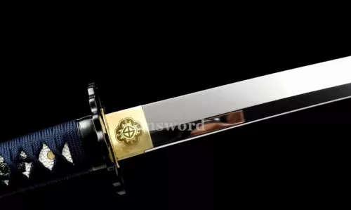 1095 High Carbon Steel Mirror Polishing Japanese Katana Samurai Sword Sharp Red