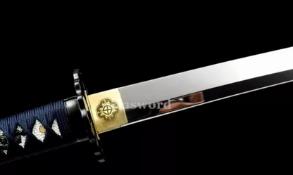 1095 High Carbon Steel Mirror Polishing Japanese Katana Samurai Sword Sharp Red