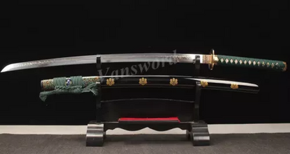 Japanese samurai Sword Clay Tempered Choji Hamon katana T10 steel battle sharp.