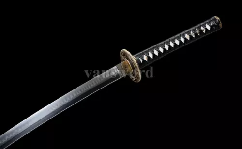 Choji Hamon Katana T10 Steel Clay Tempered Japanese Sword Samurai Sharp Rosewood