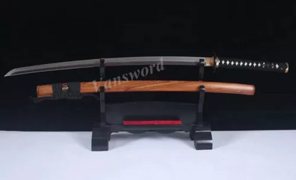 T10 Steel Clay Tempered Choji Hamon Real Katana Japanese Samurai Sword Sharp.