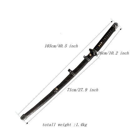 40.5"High Carbon Steel Shadows Die Twice Anime Sword Samurai Katana Best Gift .