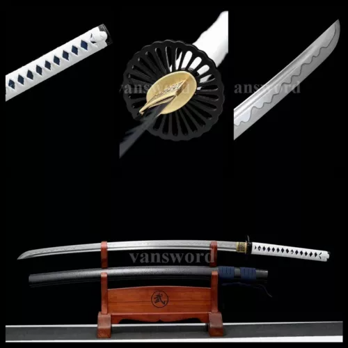 Japanese Samurai Sword Hand Forge 9260 Spring Steel Katana Battle Ready Sharp.