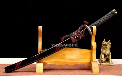 High Quality Folded Steel Samurai Wakizashi Real Japanese Samurai Sword Sharp