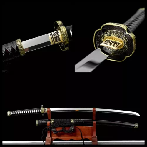 9260 Carbon Steel Hand Forged Japanese Samurai Katana Battle Ready Sword Sharp.