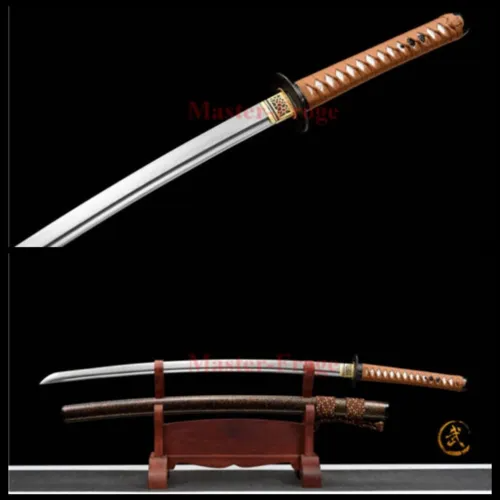 High Quality Damascus Folded Steel Japanese Katana Samurai Sword Full Tang Sharp