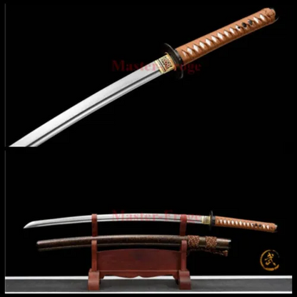 High Quality Damascus Folded Steel Japanese Katana Samurai Sword Full Tang Sharp