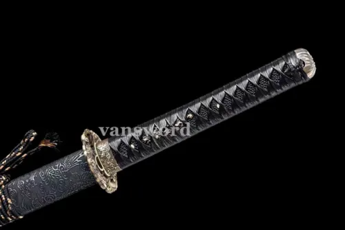 Japanese Katana Samurai Sword Folded Steel Full Tang Battle Ready Sharp