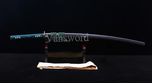 Folded Steel Clay Tempered Handmade Japanese Katana Samurai Sword Sharp Battle