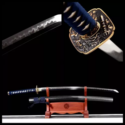 T10 Steel Clay Tempered Samurai Sharp Japanese Katana Real Battle Ready Sword.