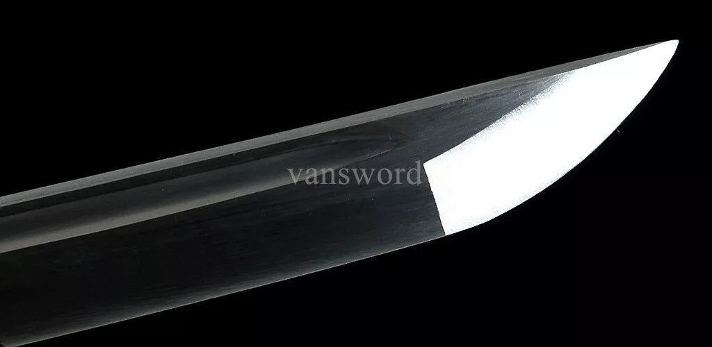 Japanese Samurai Sword Hand Forged High Carbon Steel With Black Scabbard HOT.