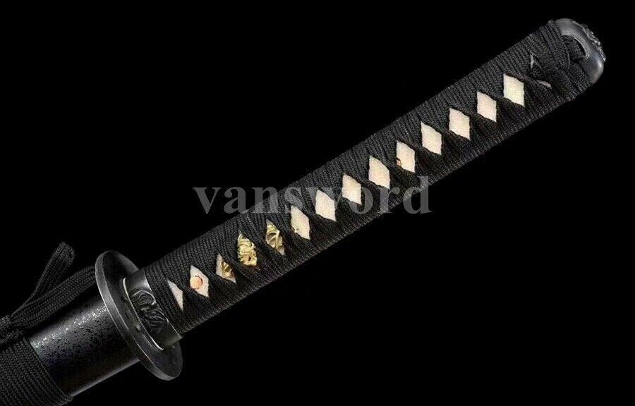 Kogarasu Maru 1095 High Carbon Steel Japanese Katana Sword Full Tang Sharp Blade