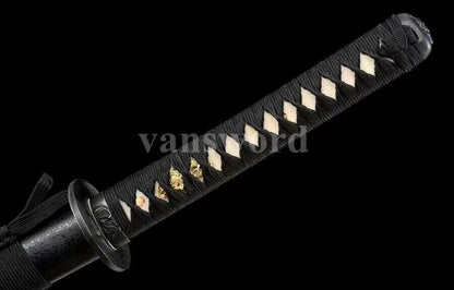 Kogarasu Maru 1095 High Carbon Steel Japanese Katana Sword Full Tang Sharp Blade