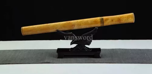 Chinese Tang Dynasty Dao Honsanmai Clay Tempered Tanto Sharp Antelope's Horn.