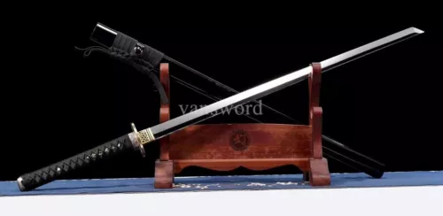 1095 High Carbon Steel Chinese Tang Dynasty Dao Sword Mirror Blade Sharp NEW.