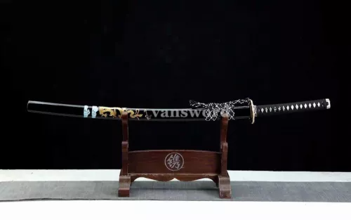 hand forged 1095 carbon steel Japanese Samurai Sword Dragon Katana Full Tang