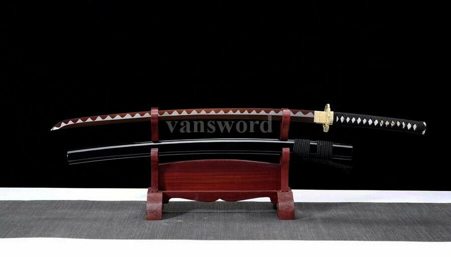 1095 high carbon steel hand forged Japanese Katana samurai sword sharp full tang