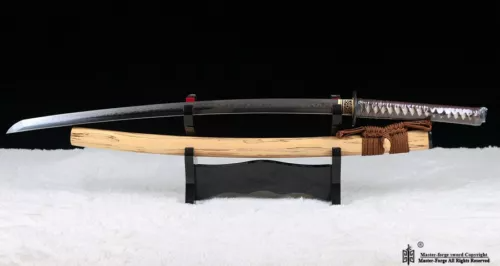 Clay Tempered Choji Hamon T10 Steel Katana Japanese Sword Full Tang Battle Sharp