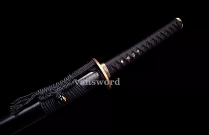 Japanese 1060 Carbon Steel Handmade Katana Samurai Sword Sharp.