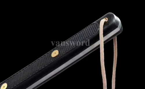 Handmade 9260 spring steel Japanese Samurai Tactical Sword set Functional Daisho